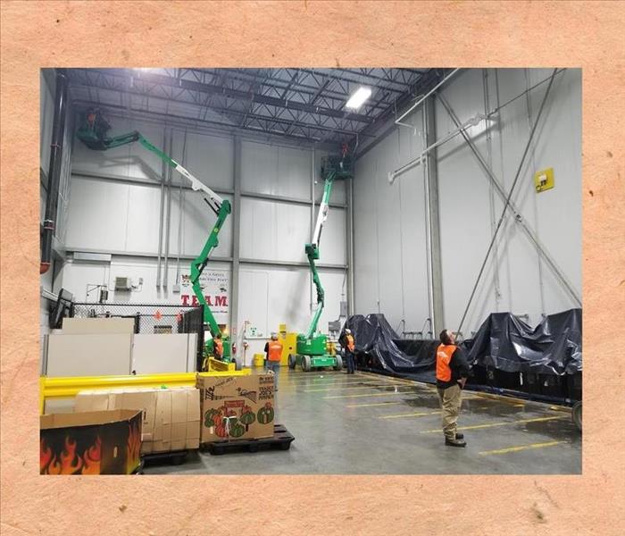 SERVPRO Cleaning Refrigerated Warehouse