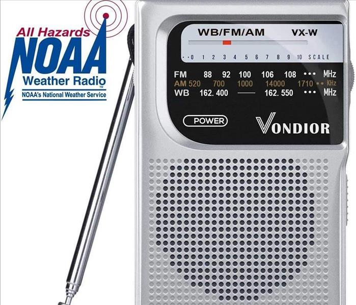 Image of a NOAA weather radio